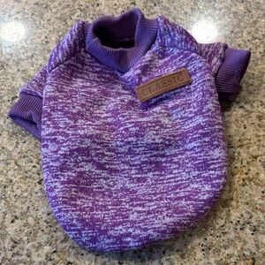 Classic Purple Dog Sweater